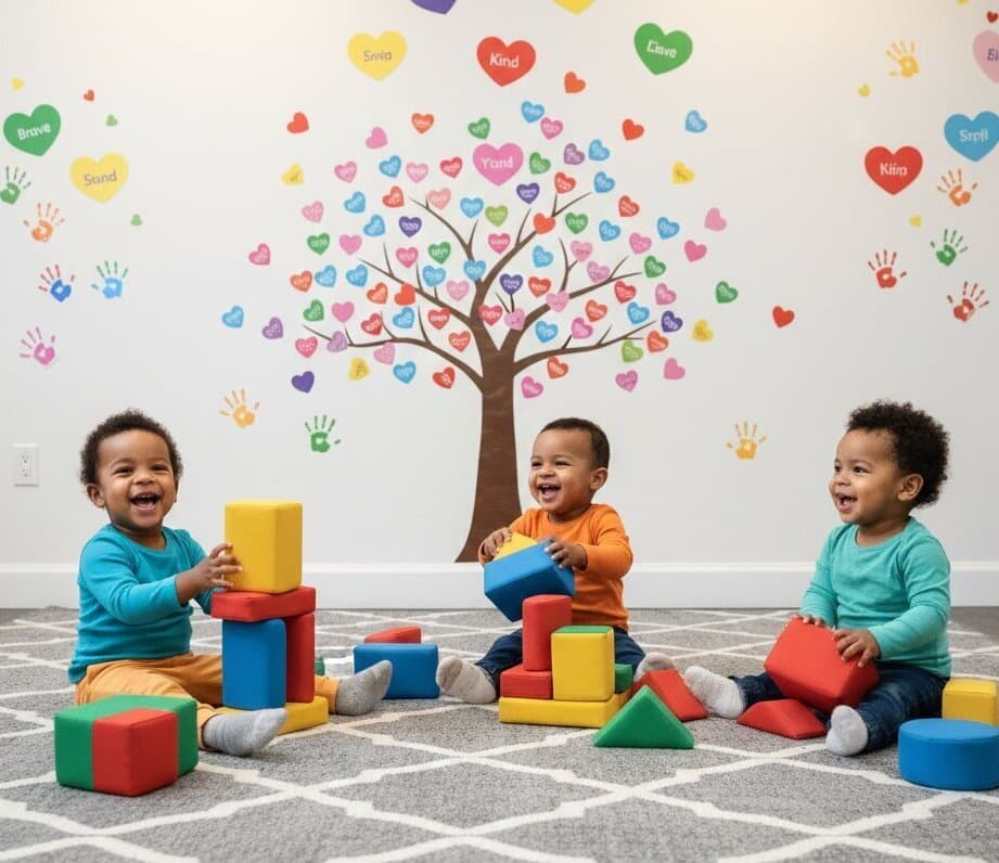 Building and learning in the playroom